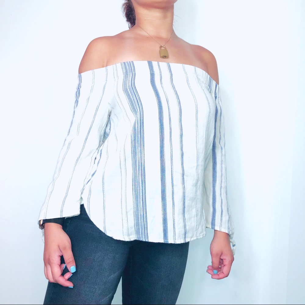 Off the shoulder Fall Top - Picture 3 of 3